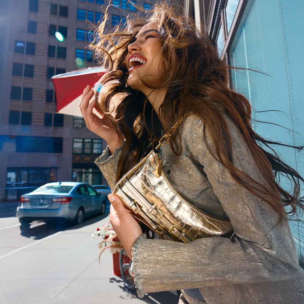 Jayme Women's Gold Shoulder Bag